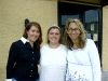 Lisa (center), who was recently restored, with friends Maria and Elizabeth 