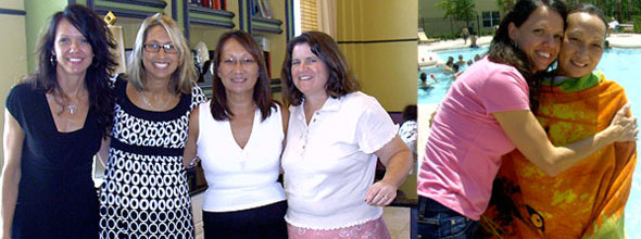 Charlene Fleischmann's baptism and several sisters who studied the bible with her!